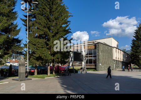 BATAK, BULGARIA - MAY 5, 2018: Center of historical town of Batak, Pazardzhik Region, Bulgaria Stock Photo