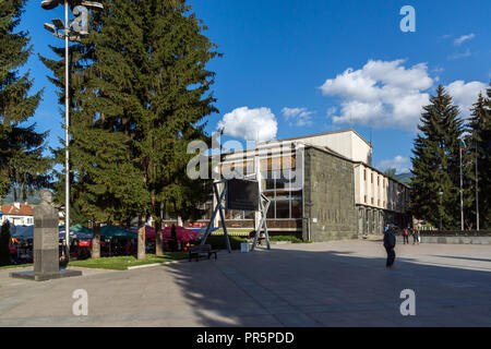 BATAK, BULGARIA - MAY 5, 2018: Center of historical town of Batak, Pazardzhik Region, Bulgaria Stock Photo