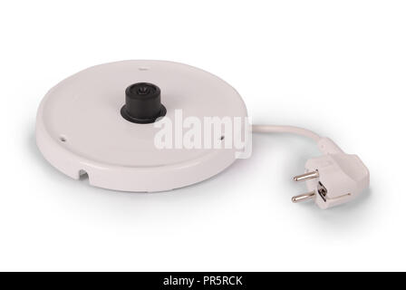 Base unit for electrical kettle isolated on the white background Stock Photo