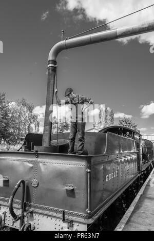 Gloucestershire Warwickshire Railway Stock Photo