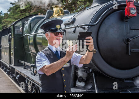 Gloucestershire Warwickshire Railway Stock Photo