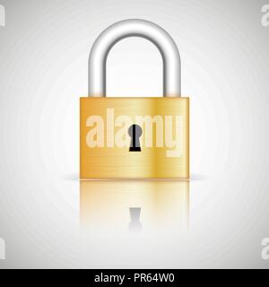 Padlock Stock Vector