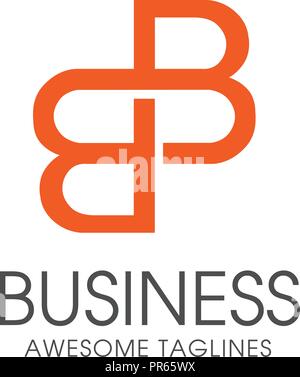 BB letter logo design vector illustration template, B letter logo vector, letter B and B logo vector, creative Letter BB letter logo Stock Vector