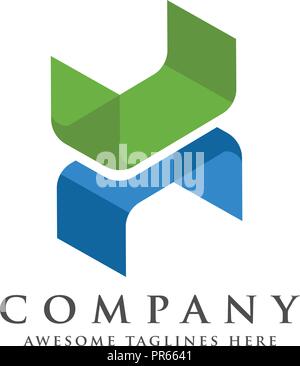 H letter trend isometric logo design vector illustration template, creative Letter H  logo design vector Stock Vector