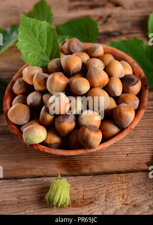 Hazelnuts Stock Photo