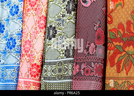 Traditional vietnamese textile Stock Photo