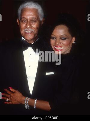 Diana Ross and father 1990 Photo By Adam Scull/PHOTOlink.net Stock ...