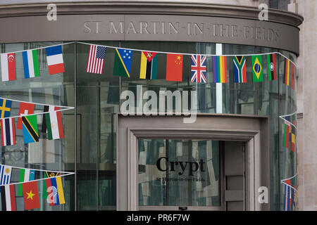 The Crypt St. Martin in the Fields London UK Stock Photo