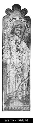 19-th century illustration of a venetian mosaic. Published in Novoveki Izumi u znanosti, obrtu i umjetnosti by dr. Bogoslav Sulek, dr. Mijo Kispatic i Stock Photo