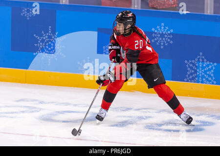 Sarah Nurse (CAN) during Team OAR vs Team Cananda competing in Women's ...