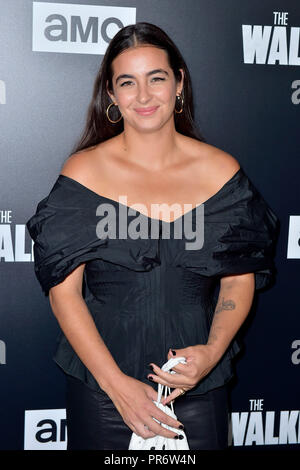 Alanna Masterson attending the AMC's 'The Walking Dead' Season 9