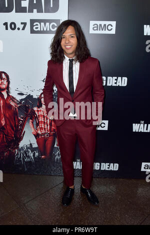 Gustavo Gomez attending the AMC's 'The Walking Dead' Season 9 premiere at DGA Theater on September 27, 2018 in Los Angeles, California. Stock Photo