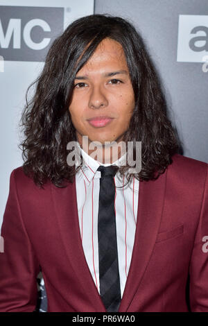 Gustavo Gomez attending the AMC's 'The Walking Dead' Season 9 premiere at DGA Theater on September 27, 2018 in Los Angeles, California. Stock Photo