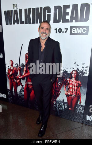 Jeffrey Dean Morgan attending the AMC's 'The Walking Dead' Season 9 premiere at DGA Theater on September 27, 2018 in Los Angeles, California. Stock Photo