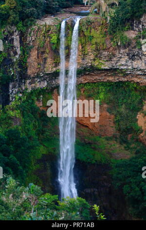 Chamarel Waterfall (Mauritius) Stock Photo