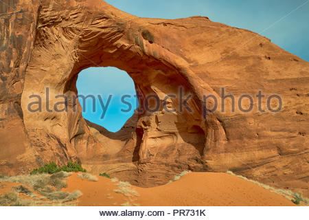 Ear of the Wind arch rock formation in Monument Valley Navajo Tribal ...