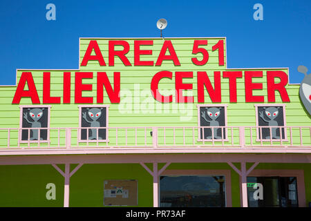 Area 51 Alien Travel Center, Amargosa Valley, Nevada Stock Photo