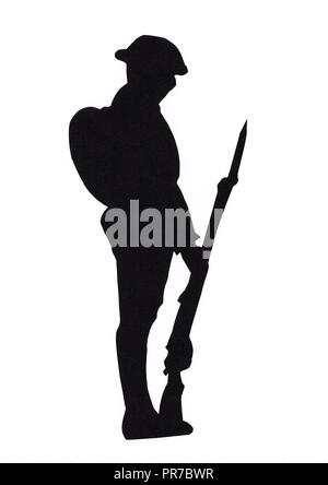 WW1, Soldier, Silhouette, British, Commonwealth, American GI, ANZAC ...