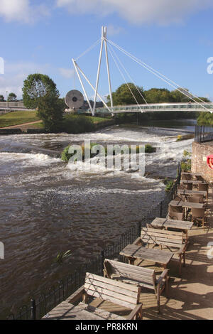 Miller's Crossing on the River Exe, Exeter, Devon, UK Stock Photo - Alamy