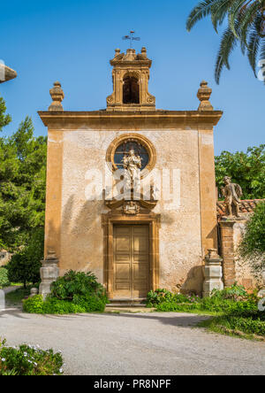 The beautiful Villa Palagonia in Bagheria, near Palermo. Sicily, Italy. Stock Photo