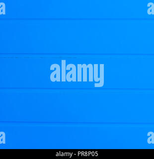 deep blue painted wooden planks horizontal texture background Stock Photo