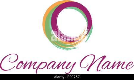 Arts Circle vector logo image Stock Vector