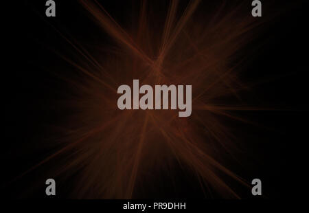 Red fractal abstract lines. Fantasy fractal texture. Digital art. 3D rendering. Computer generated image Stock Photo