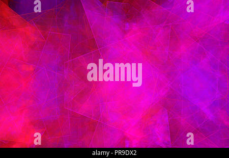 Pink purple glowing pattern. Fantasy fractal texture. Digital art. 3D rendering. Computer generated image Stock Photo