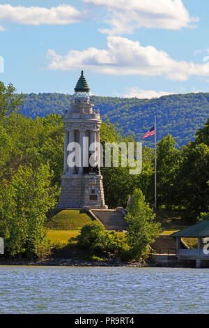 Champlain Memorial Lighthouse, Crown Point, New York Stock Photo