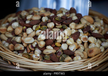 Mixed nuts Stock Photo