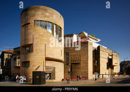 Historic Edinburgh, Scotland  National Museum of Scotland exterior of the building by architect Benson & Forsyth Stock Photo