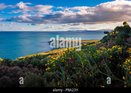 Beautiful scenery of Baily Lighthouse on Howth Head, county Dublin, Ireland Stock Photo