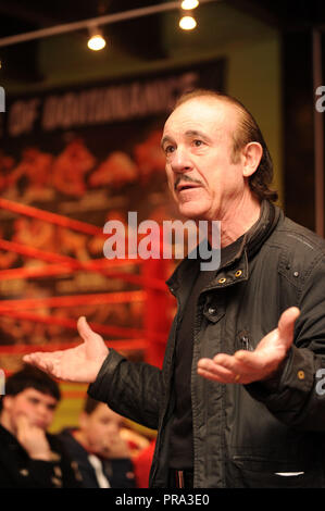 Enzo Calzaghe, father of boxer Joe Calzaghe. Stock Photo