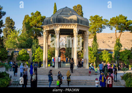 The pavilion at Hafez Tomb in Shiraz, Iran Stock Photo