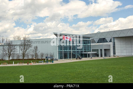 OTTAWA, CANADA - MAY 5, 2018: Canadian Aviation and Space Museum. The Canada Aviation and Space Museum is Canada's national aviation history museum lo Stock Photo