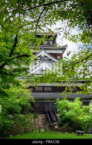 Hiroshima castle in Japan Stock Photo