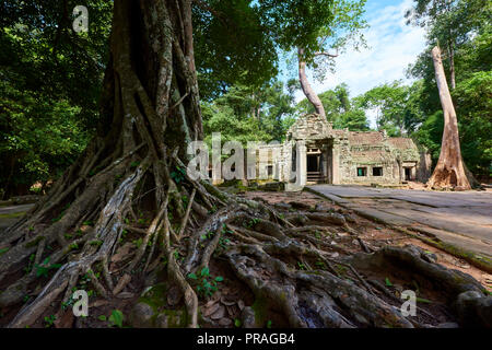 Banteay Kdei ruins in Angkor Wat. The Angkor Wat complex, Built during the Khmer Empire age, located in Siem Reap, Cambodia, is the largest religious  Stock Photo