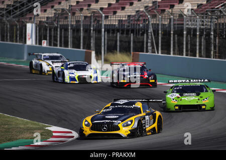 Barcelona Spain. 30 September 2018. Blancpain GT Endurance Series