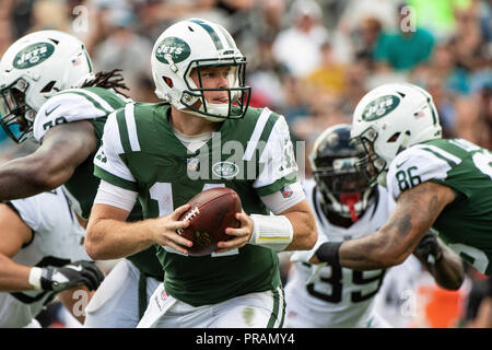 Jacksonville, FL, USA. 30th Sep, 2018. New York Jets offensive