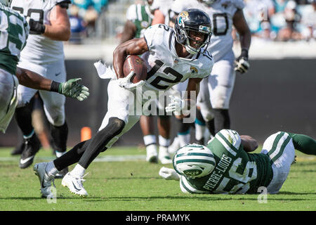 Jacksonville, FL, USA. 30th Sep, 2018. New York Jets offensive