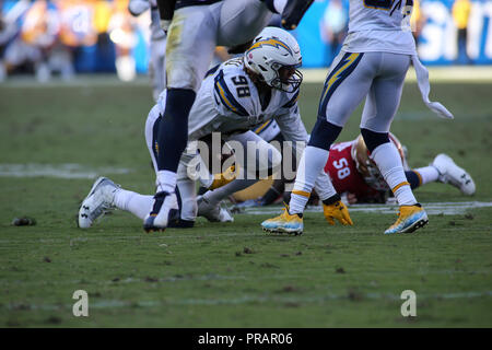 Los Angeles Chargers center Isaac Weaver (60) during an NFL