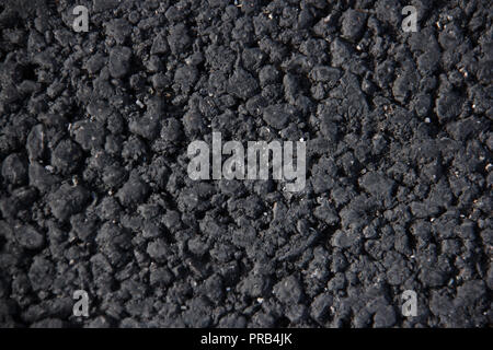 black tarmac texture useful as a background. Stock Photo