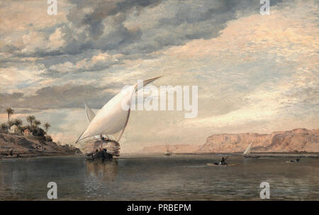 Cooke  Edward William - on the Nile Stock Photo