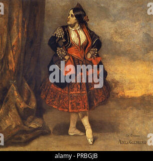 Courbet  Gustave - Die Spanische Tänzerin Stock Photo