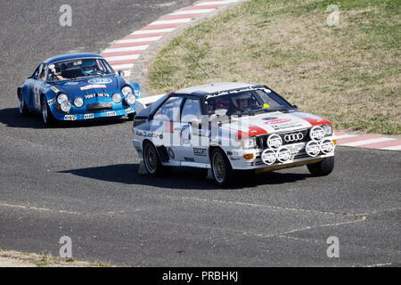 Linas-Montlhéry, France. 29th Sep, 2018. The fourth edition of the Grandes Heures Automobiles  on the mythical Linas-Montlhéry circuit. Stock Photo