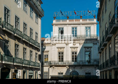 Lisbon, Portugal - Sept 28, 2018: Commercial Center Armazens in Chiado District, Lisbon Portugal Stock Photo