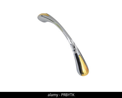 metal furniture handle isolated on white background Stock Photo