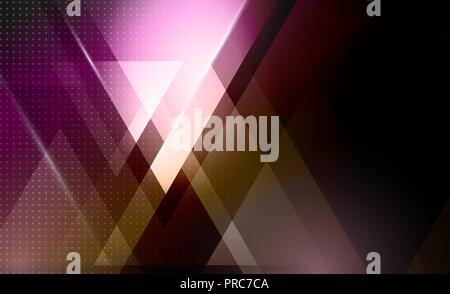 Vector abstract geometric background with triangle shape Stock Vector