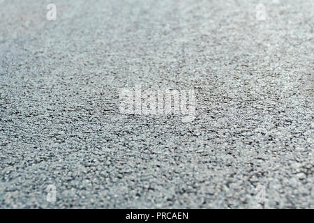 Texture of the new asphalt. Prospect of a retreating into the distance Stock Photo