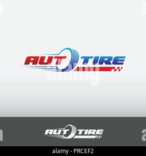 auto tire Logo	 Stock Vector